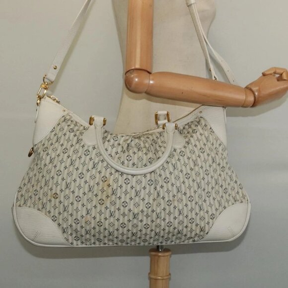 LOUIS VUITTON Monogram Mini Lin Croisette Marina GM Bag 2way M95492 Auth 132463 - Picture 1 of 14